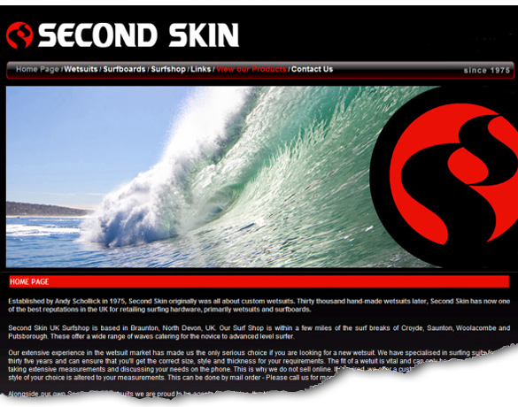 Surf Shop Website SEO